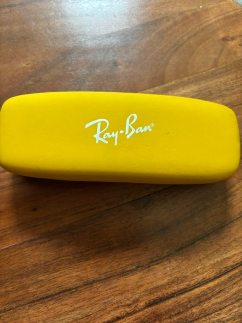 Ray-Ban Yellow with Red Sunglass Case